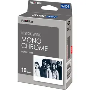 Fujifilm Fotoplokštelės Instax WIDE Monochrome 10vnt.