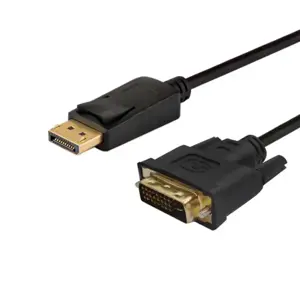 SAVIO kabelis CL-106 (DisplayPort M - DVI-D M; 1,8 m; juoda spalva)