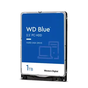 "WD Blue Mobile" 1 TB kietasis diskas 5400 aps./min. SATA Serial ATA 6 Gb/s 128 MB spartinančioji a…