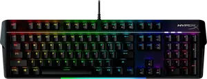 "HyperX Alloy MKW100" - mechaninė žaidimų klaviatūra - raudona (JAV išdėstymas), pilno dydžio (100 …