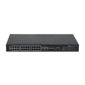 Dahua Technology PoE DH-PFS4226-24ET-360-V3, valdomas, L2, Gigabit Ethernet (10/100/1000), maitinim…