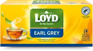 Juodoji arbata LOYD Earl Grey, 25 x 2 g