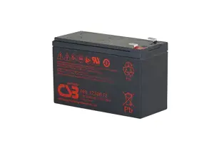 "CSB Battery" vožtuvu reguliuojamas švino rūgšties akumuliatorius HRL1234WF2FR 12 V, 9 Ah