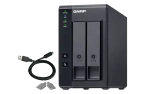 QNAP TR-002, HDD/SSD korpusas, 2,5/3,5", "Serial ATA II", "Serial ATA III", 6 Gb/s, karšto keitimo,…