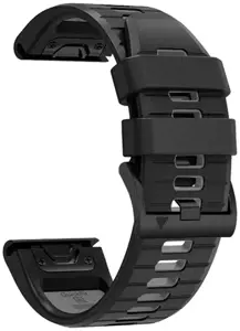 "Tech-Protect" laikrodžio dirželis IconBand Pro Garmin fenix 5/6/6 Pro/7, juodas/pilkas