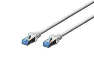 "Digitus CAT 5e F-UTP" jungiamasis kabelis, PVC AWG 26/7, modulinis RJ45 (8/8) kištukas, 3 m, pilko…