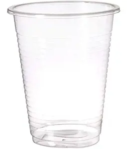 Vienkartinės stiklinės, 200 ml, 100 vnt., permatomos