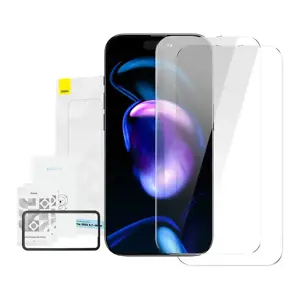 "Baseus Crystal" grūdintas 0,3 mm stiklas, skirtas "iPhone 14 Pro Max" (2 vnt.)