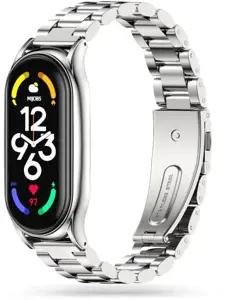 "Tech-Protect" laikrodžio dirželis Nerūdijantis "Xiaomi Mi Band 7", sidabrinės spalvos