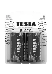 Baterijos Tesla D Black+ LR20 (2 vnt) (14200220)