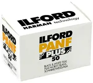 "Ilford" plėvelė Pan F Plus 50/36