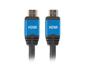 LANBERG CA-HDMI-20CU-0018-BL "Lanberg" kabelis HDMI M/M V2.0 1,8 m juodas "Premium