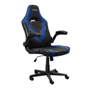Trust GXT 703B RIYE, Universali žaidimų kėdė, 140 kg, juoda/mėlyna, juoda, juoda, mėlyna, audinys, …