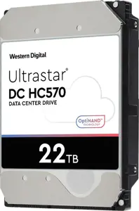 WESTERN DIGITAL Ultrastar DC HC570 3,5 colių 26,1MM 22000GB 512MB 7200RPM SATA ULTRA 512E SE NP3