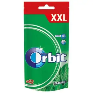 Becukrė mėtų skonio kramtomoji guma ORBIT, 58 g