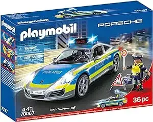 Ecost prekė po grąžinimo Playmobil City Action 70067 Porsche 911 Carrera 4S policijos automobilis
