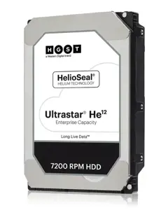 WESTERN DIGITAL Ultrastar HE12 12TB kietasis diskas SAS 12Gb/s 512E ISE 7200Rpm HUH72121212AL5200 2…