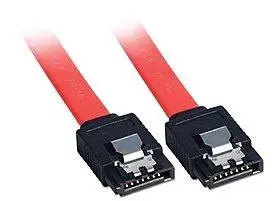 Lindy SATA Cable, 0.5m, 0.5 m, Male/Male, Red