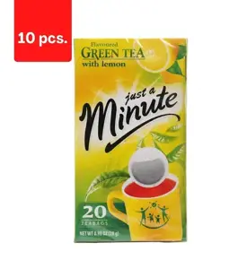 Žalioji arbata JUST A MINUTE Lemon, 20 x 1,4g