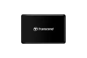 TRANSCEND "viskas viename" daugiafunkcinis atminties kortelių skaitytuvas USB 3.0/3.1 Gen 1, juodas
