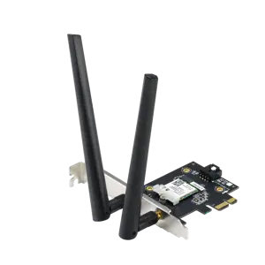 ASUS PCE-AX1800 BT5.2, vidinis, belaidis, PCI Express, WLAN / "Bluetooth", "Wi-Fi 6" (802.11ax), 17…