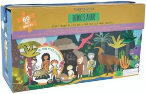 Dėlionė su figūrėlėmis, Dinozauras, 60 det.