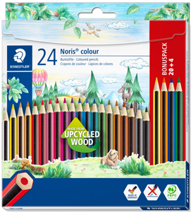 Spalvoti pieštukai STAEDTLER Noris Colour, 24 vnt.