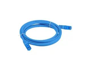 LANBERG sujungimo kabelis cat.6A FTP 1m mėlynos spalvos