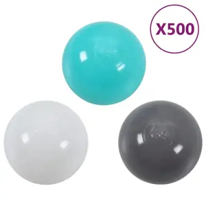 Žaisliniai kamuoliukai, 500 vnt., įvairių spalvų