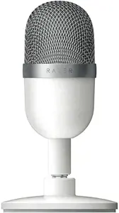 "Razer" kondensatorinis transliacijos mikrofonas "Seiren Mini Mercury White