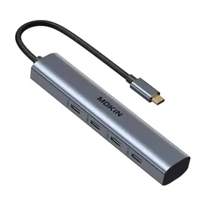 MOKiN USB-C Hub with 10Gbps 4 USB-C Ports (silver)