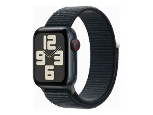 "Apple Watch SE" GPS + mobilusis ryšys 40 mm vidurnakčio aliuminio korpusas su vidurnakčio sporto k…