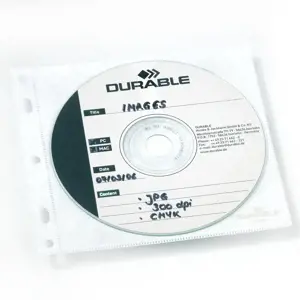 Įmautė DURABLE, CD/DVD diskams, (pak. -10 vnt.)