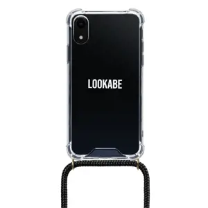 "Lookabe" vėrinys "iPhone Xr" aukso spalvos juoda loo004