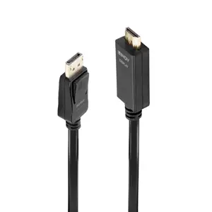 "Lindy" 2 m "DisplayPort" ir HDMI 10.2G kabelis, 2 m, "DisplayPort", HDMI A tipo (standartinis), vy…