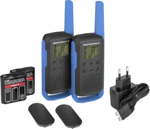 Motorola Talkabout T62 dviguba pakuotė + įkroviklis mėlyna