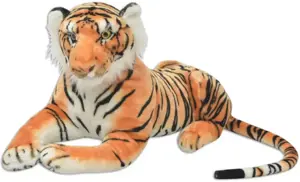 Žaislas tigras, pliušinis, rudas, XXL