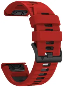 "Tech-Protect" laikrodžio dirželis IconBand Pro Garmin fenix 5/6/6 Pro/7, raudonas/juodas