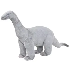 Pliušinis žaislas dinozauras brachiozauras, pilkas, XXL