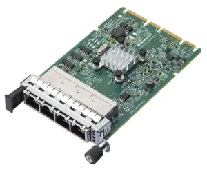 Lenovo Broadcom 5719, vidinis, laidinis, PCI Express, Ethernet, 1000 Mbps, žalias, nerūdijantis pli…