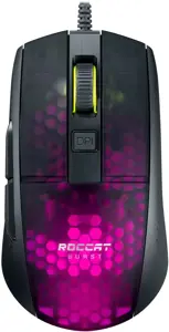 "ROCCAT Burst Pro", dešiniarankis, optinis, USB Type-A, 16000 DPI, juodas