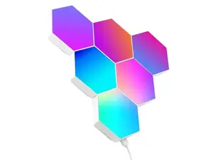 Tracer hexagonal RGB Ambience lamps - Smart Hexagon TRAOSW47256