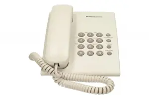 "Panasonic" KX-TS500PDW telefonas Analoginis telefonas Baltas