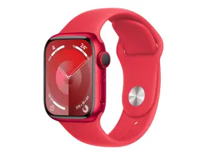 "Apple Watch Series 9" GPS + mobilusis ryšys 41 mm (RUDONAS) aliuminio korpusas su (RUDONAS) raudon…