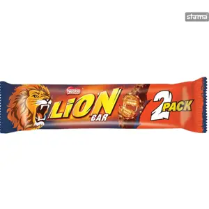 Vaflinis batonėlis LION 2 pack, 60 g