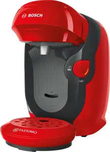 Bosch Tassimo Style TAS1103, Capsule coffee machine, 0.7 L, Coffee capsule, 1400 W, Red