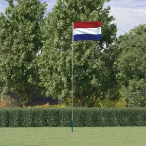 Nyderlandų vėliava su stiebu, aliuminis, 5,55m