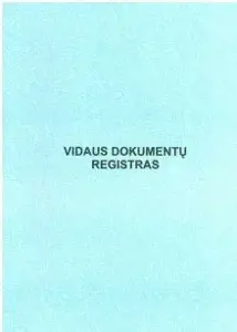 Vidaus dokumentų registracijos žurnalas, A4 (48)  0720-039