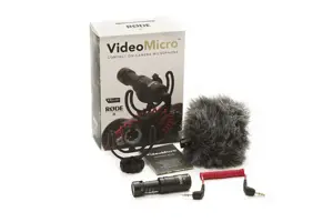 RØDE VideoMicro Black Skaitmeninio fotoaparato mikrofonas