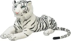 Žaislas tigras, pliušinis, baltas, XXL